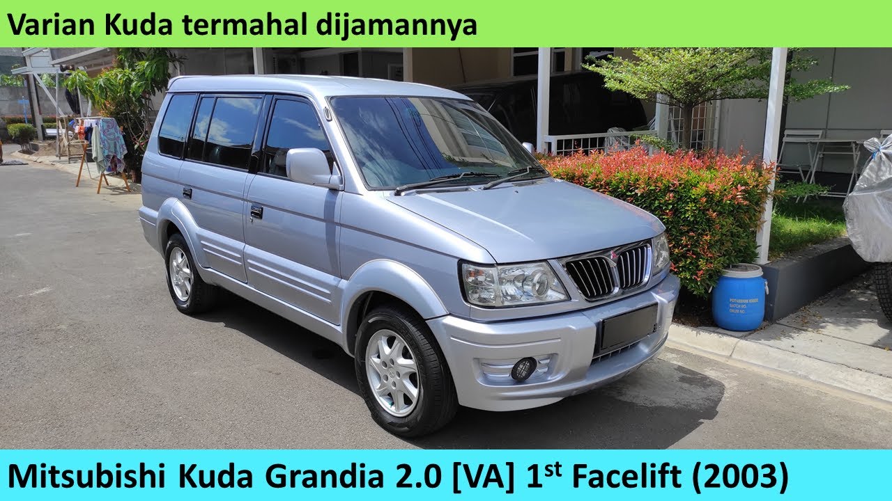 Mitsubishi Kuda Grandia 2.0 [VA] 1st Facelift (2003) review - Indonesia