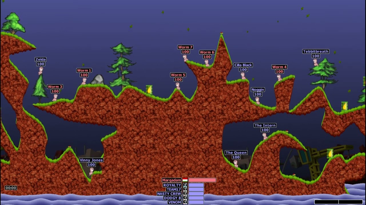 Worms Armageddon Deathmatch speedrun in 2:08:00(previous run did not meet proof standarts)