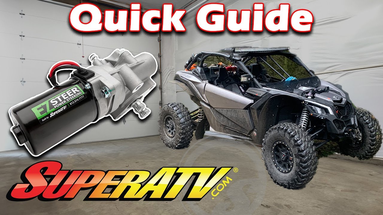 How To: Installing the 400w Super ATV EZ Power Steering in Our Hayabusa Swapped Can Am Maverick X3