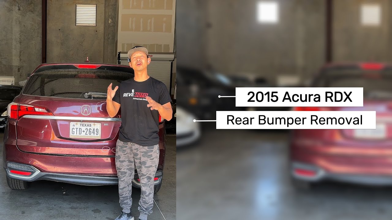 2013-2015 Acura RDX Rear Bumper Removal.  Need this Bumper? Buy ReveMoto.com