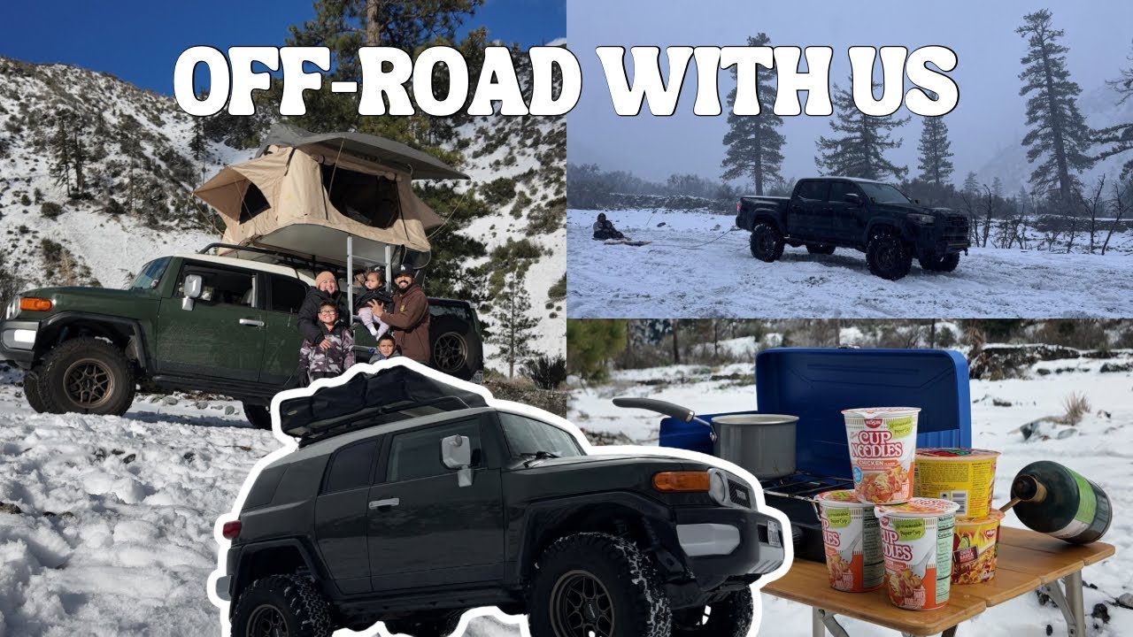 Family Off-Roading at Lytle Creek | Toyota FJ Cruiser, Tacoma, & 4Runner 🏔️