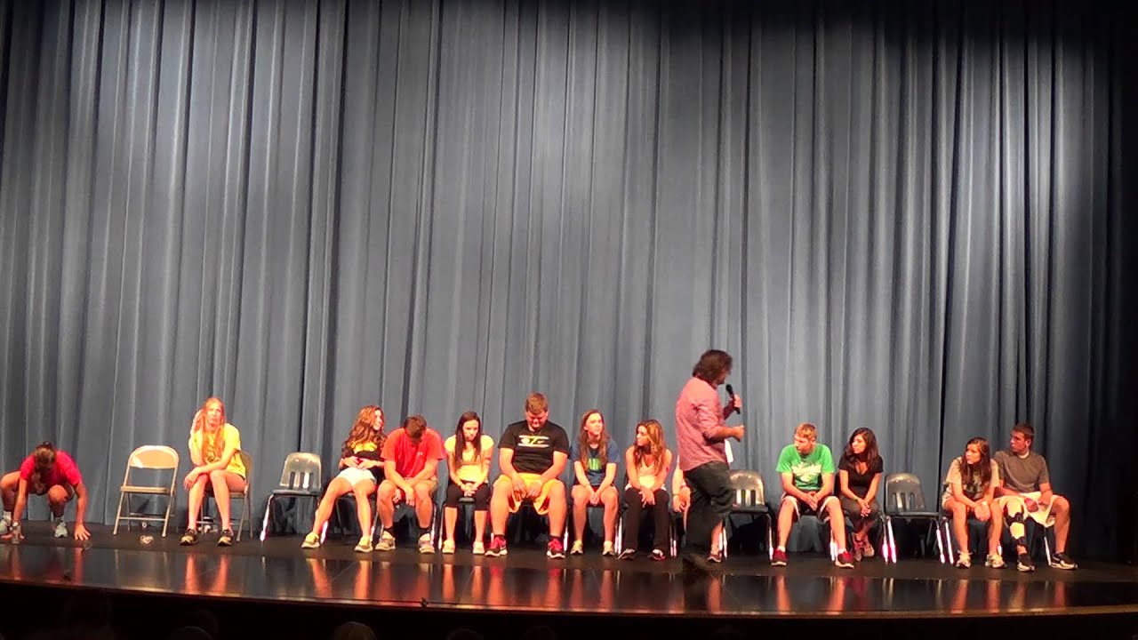 Stage Hypnosis show for area high school in St. Louis