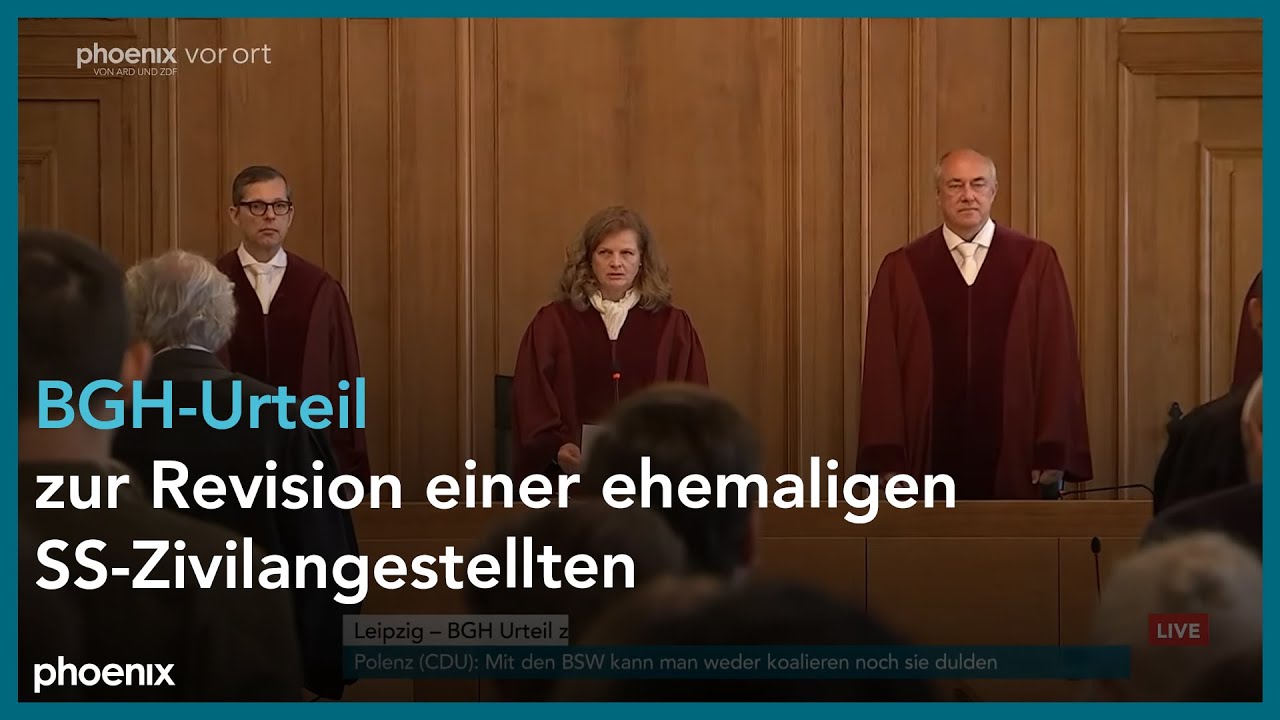 BGH-Urteil: Schuldspruch gegen 99-J&auml;hrige SS-Zivilangestellte