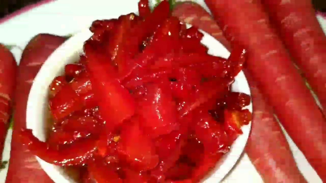 बाजार जैसा गाजर का मुरब्बा बनाएं मात्र 20 मिनट में- Carrot Murabba Recipe - Gajar ka