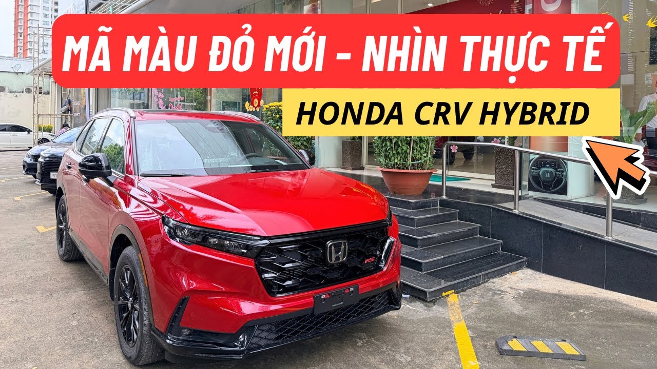 THỰC TẾ MÀU ĐỎ MỚI - HONDA-CRV HYBRID 2026 | GIÁ LĂN BÁNH CHI TIẾT + KHUYẾN MÃI