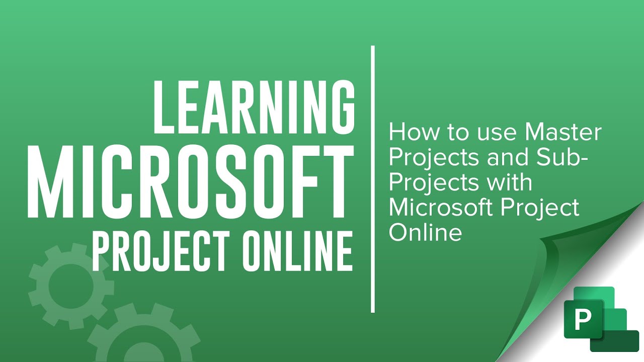 How to use Master Projects with Microsoft Project Online