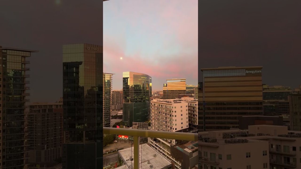 USA 2026 Sunrise Dawn to Morning Time Lapse Downtown City Life Routine