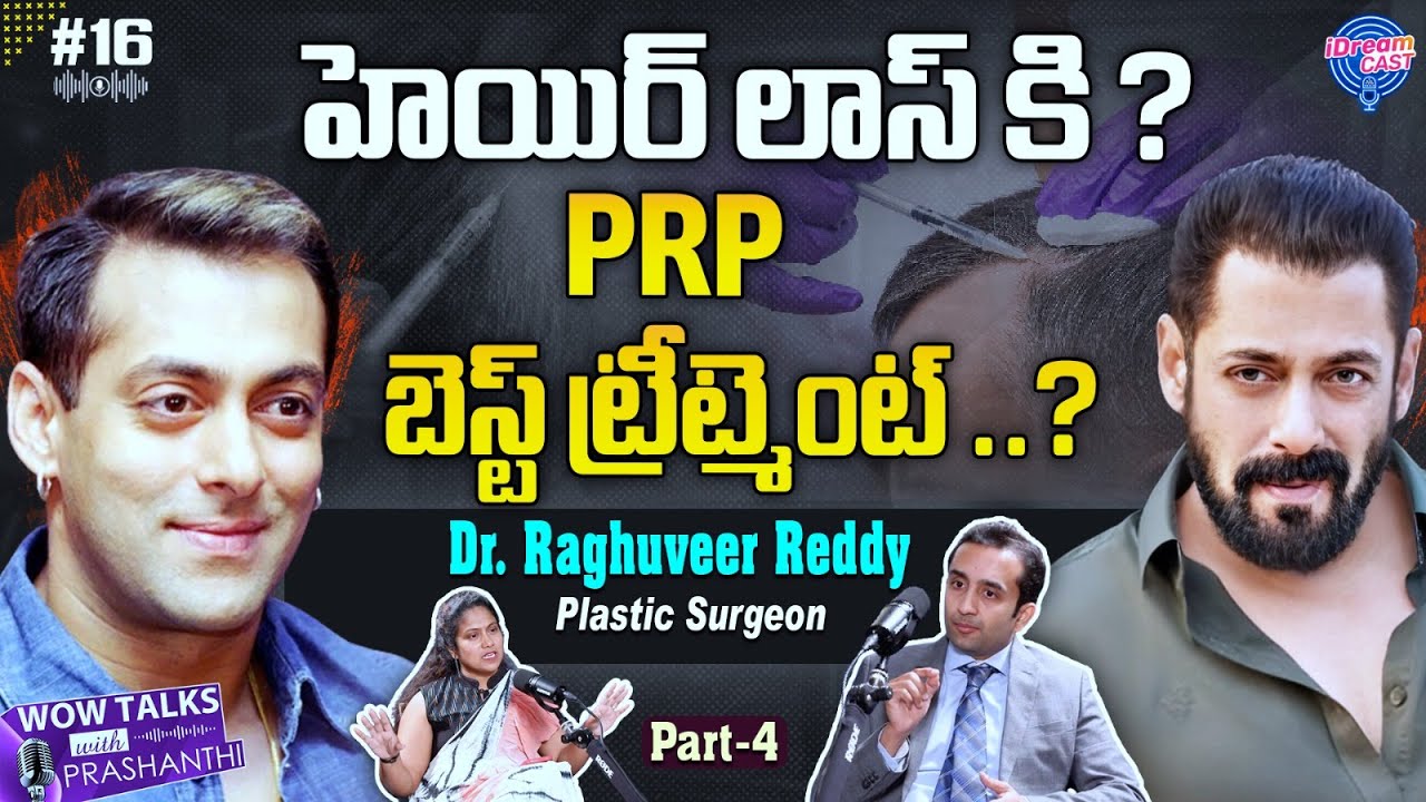 Is PRP therapy the best treatment for hair loss? | Dr Raghuveer Reddy | Wow Talks With Prashanthi