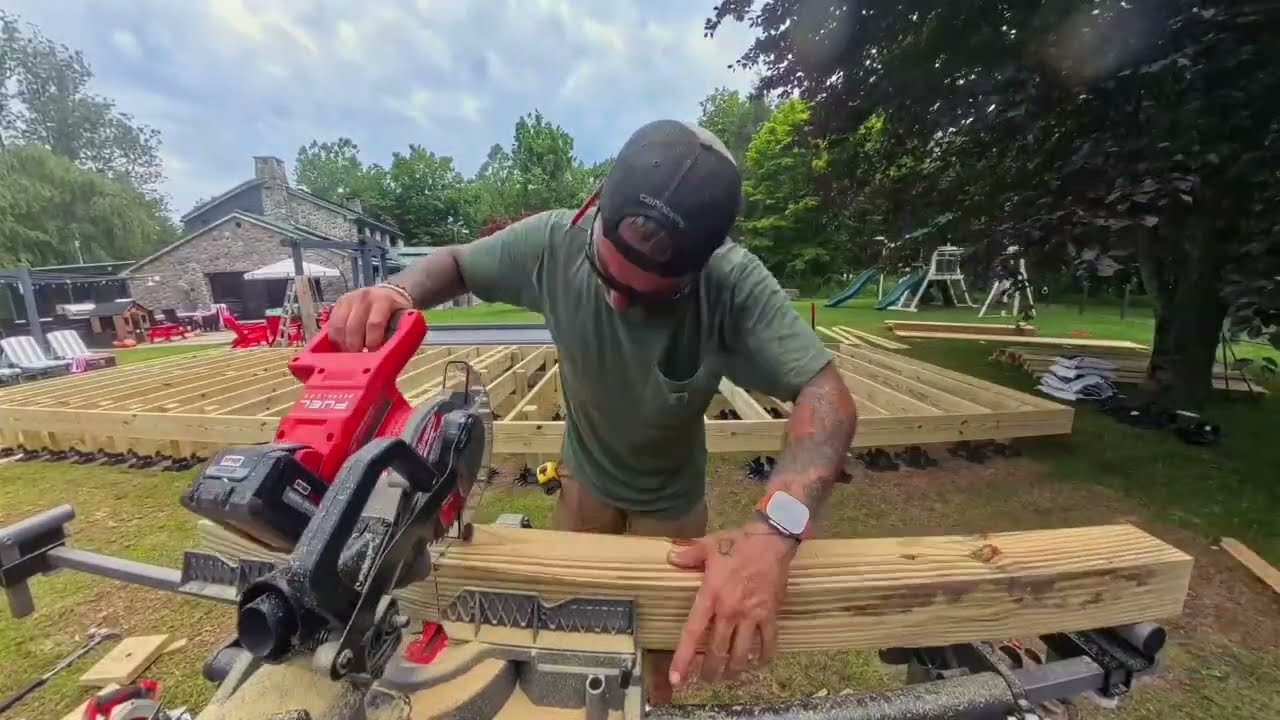Solo Deck Build Timelapse: 8 days in 3 minutes