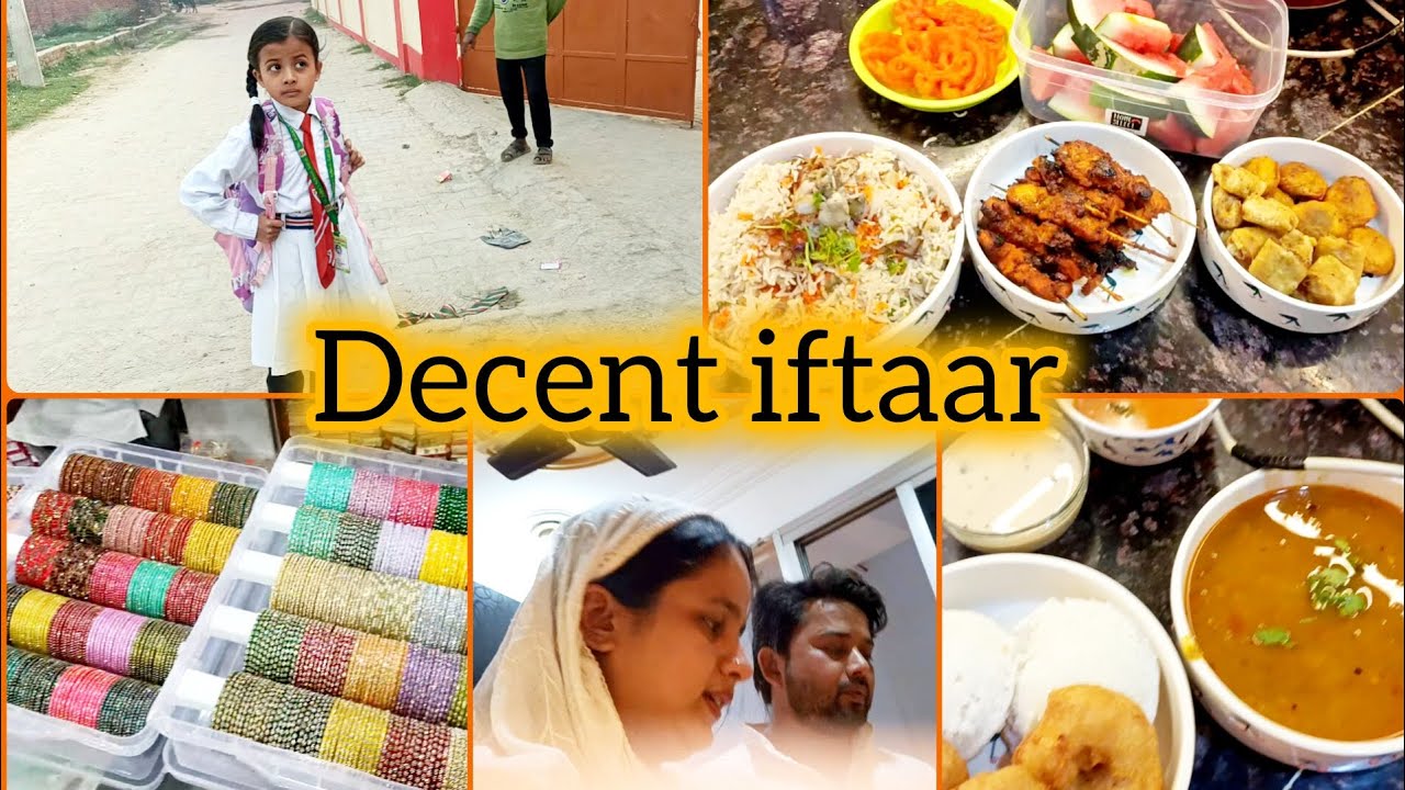 Chicken stick | anayah ko drop Kiya | aj gyi market | decent si iftari | viral kashmiri bangles 