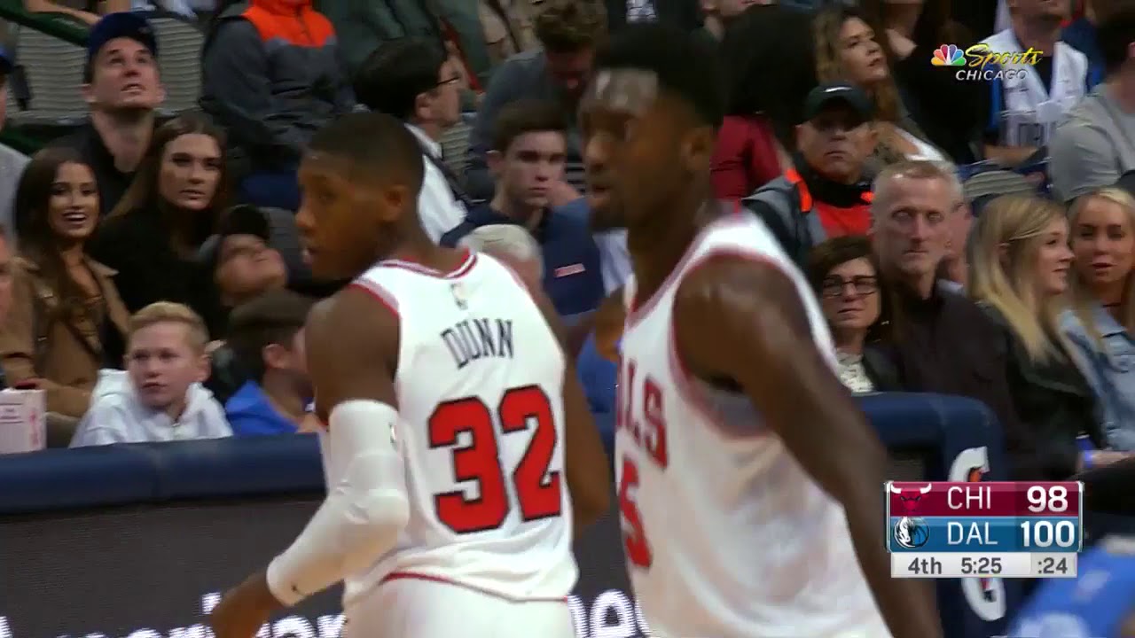 Bulls 4th Quarter Highlights vs. Mavericks 01.05.18. Season High 47 points!