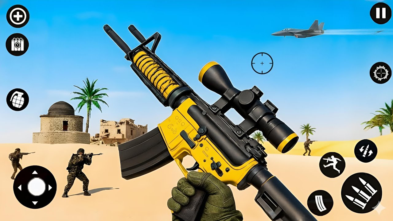 Us Special Force Mission Gun Shooting Game - Banduk Wala Game - Android Gameplay 