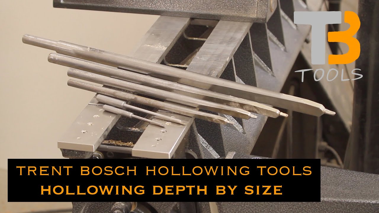 Trent Bosch Tools: Hollowing Tool Sizes & Depth