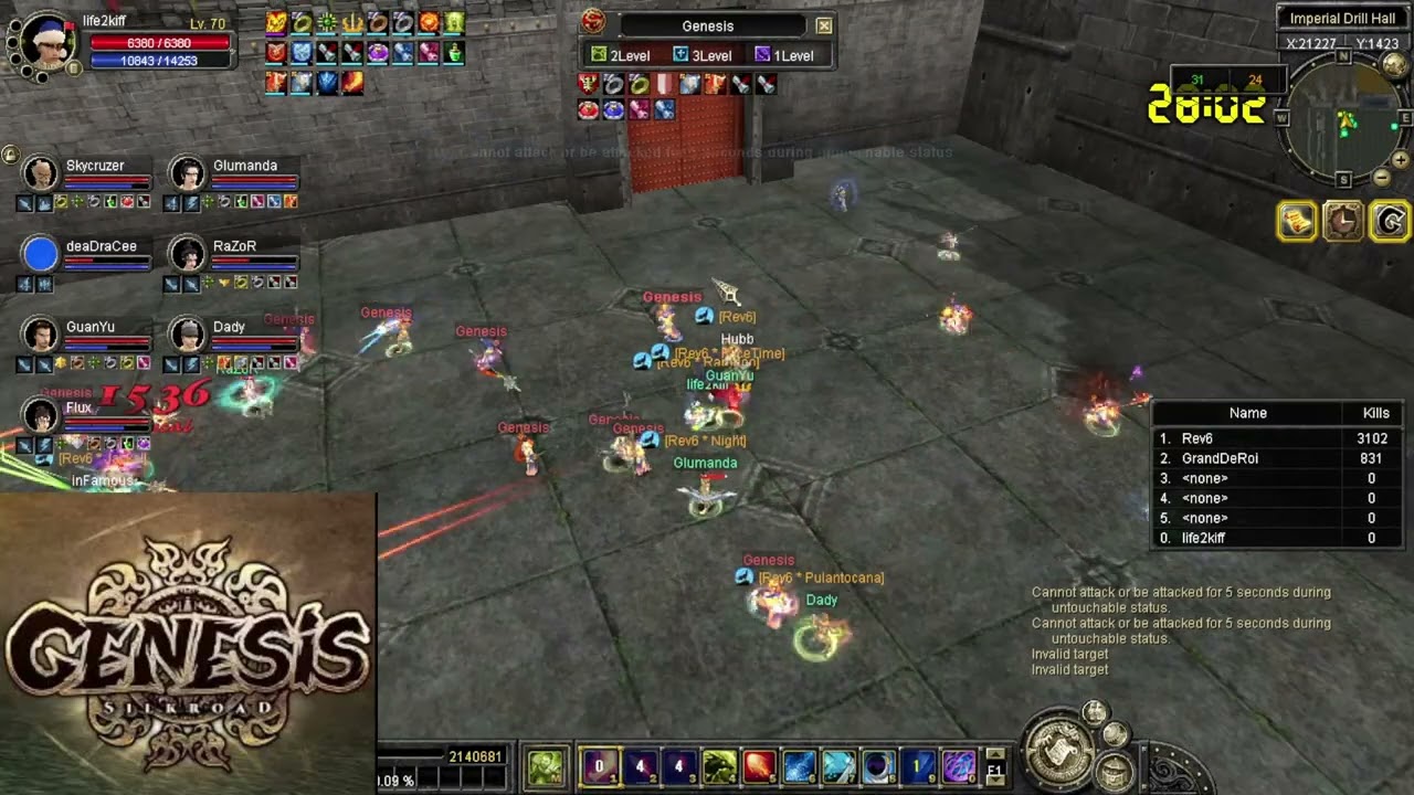 Guild League vs GrandeRoi in the fresh 70 cap update SRO Genesis