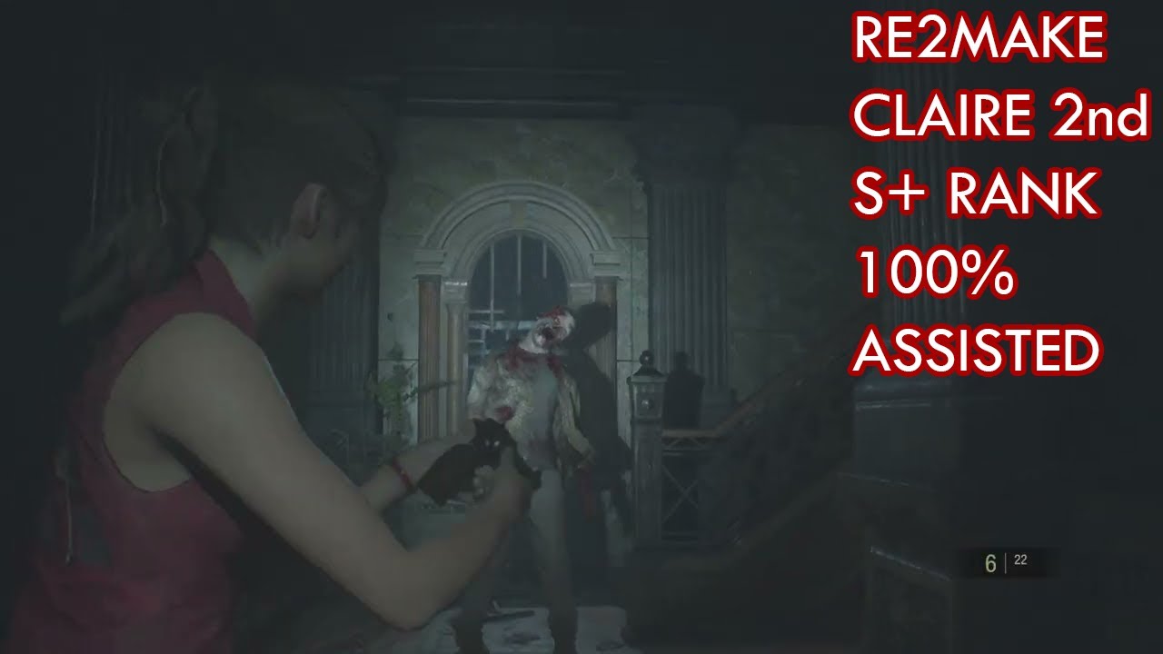 RE2 Remake - Claire Assisted S+ 2nd Run (All Collectibles, Files & MR Raccoon Locations)