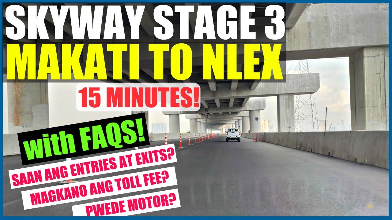 FAQS | SKYWAY STAGE 3 NORTH BOUND | MAKATI TO BALINTAWAK 15 MINUTES