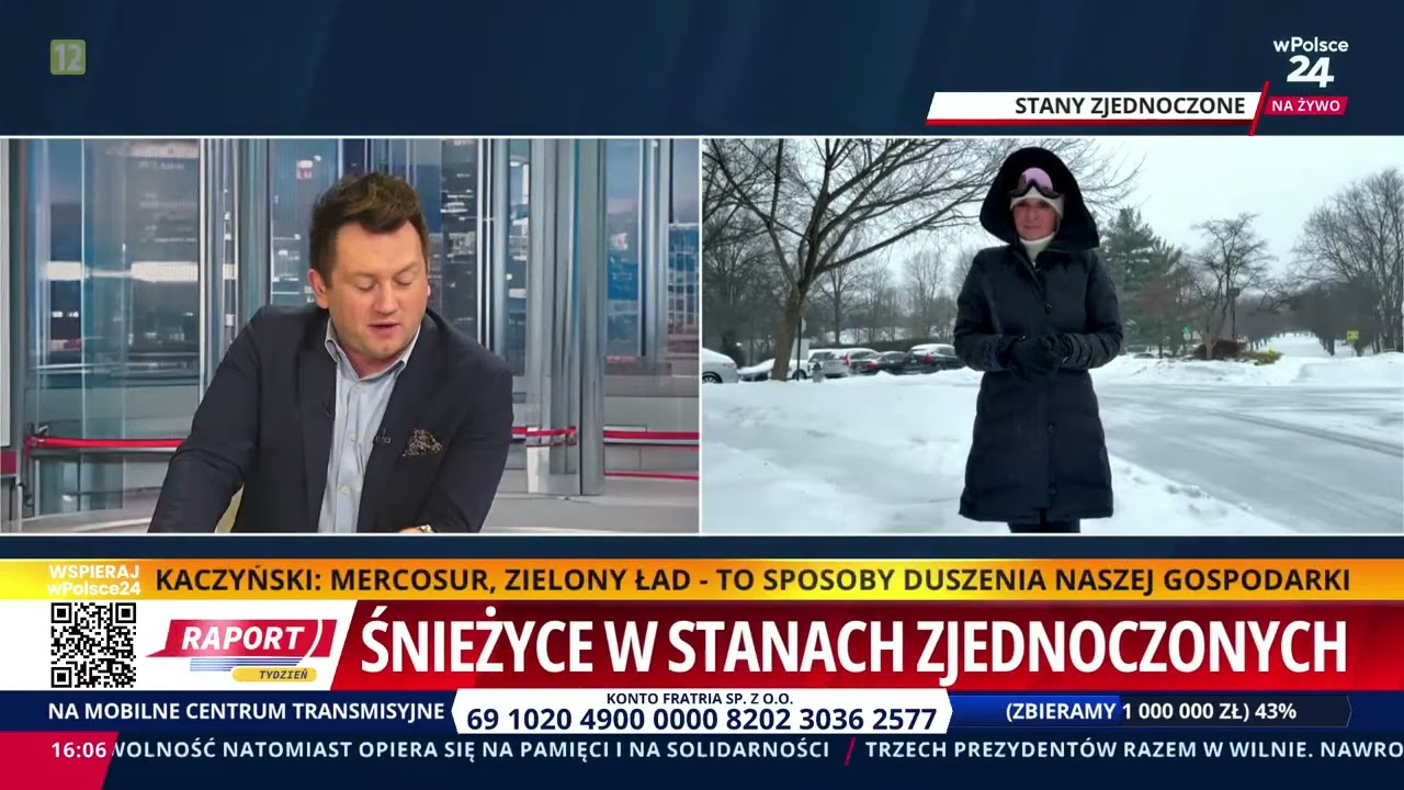 Paraliż w USA! Ludzie w domach, zamknięte sklepy!