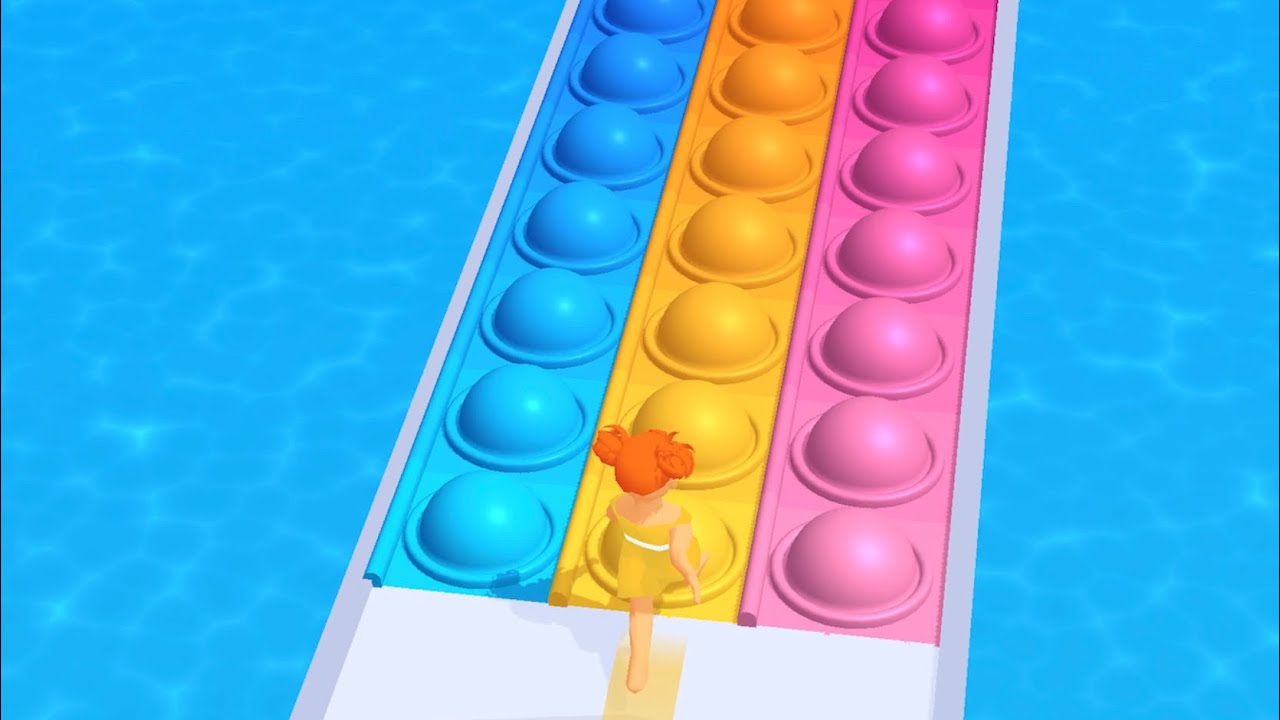 Pop It Run ASMR 🎈🌈🔥 Very Satisfying And Relaxing ASMR Sounds Gameplay