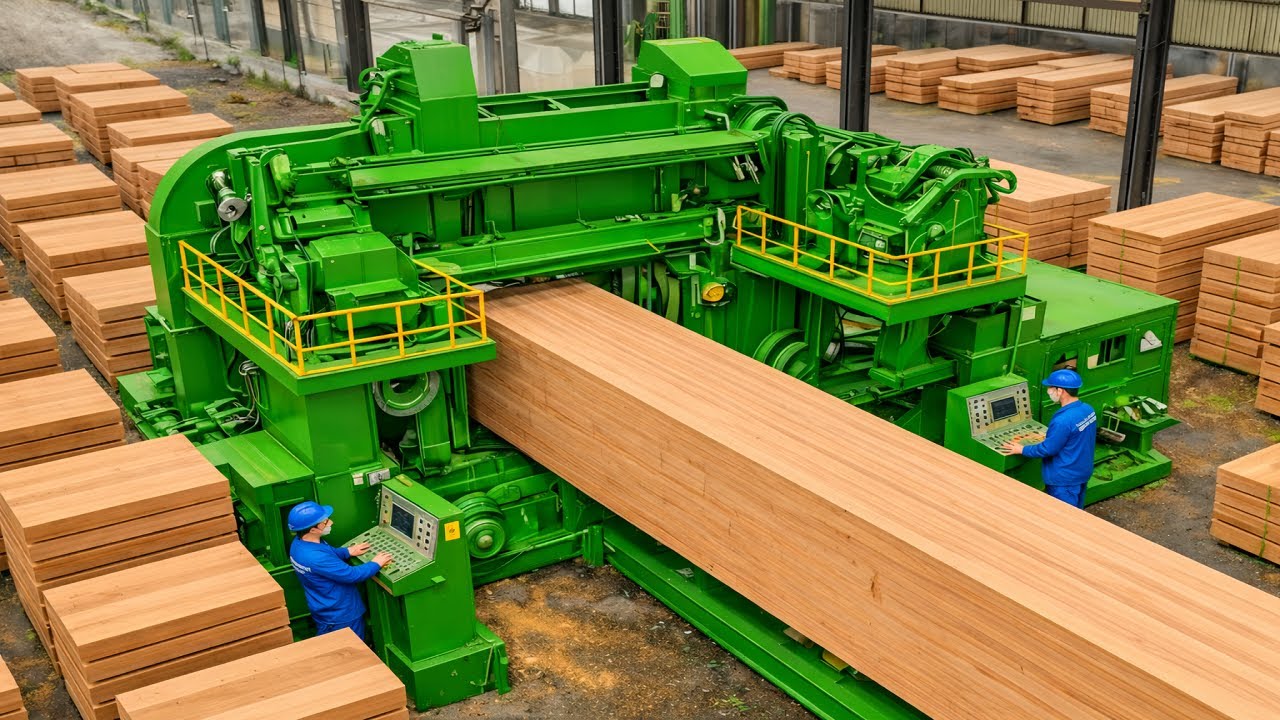 Inside an Industrial Timber Factory: How Hardwood Becomes Premium Stair Treads (Full Process)