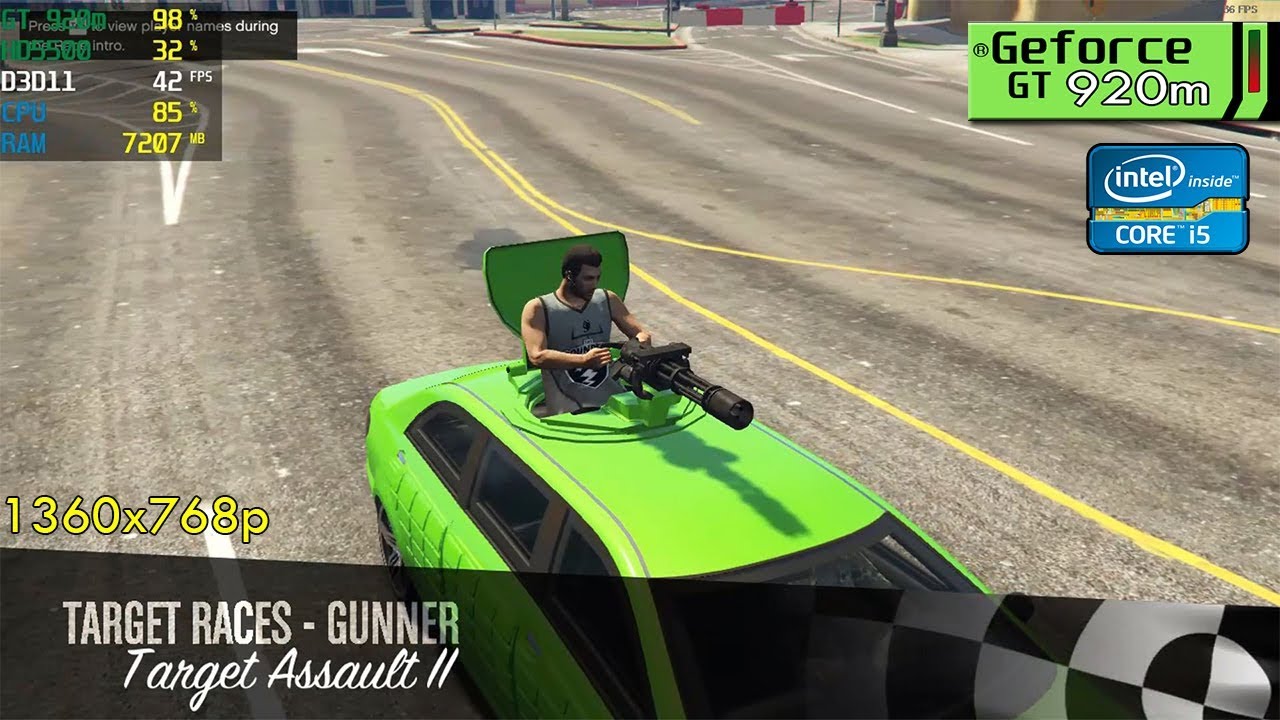 GTA 5 Online on Nvidia 920m | 920mx Benchmarks Test (April 2018)