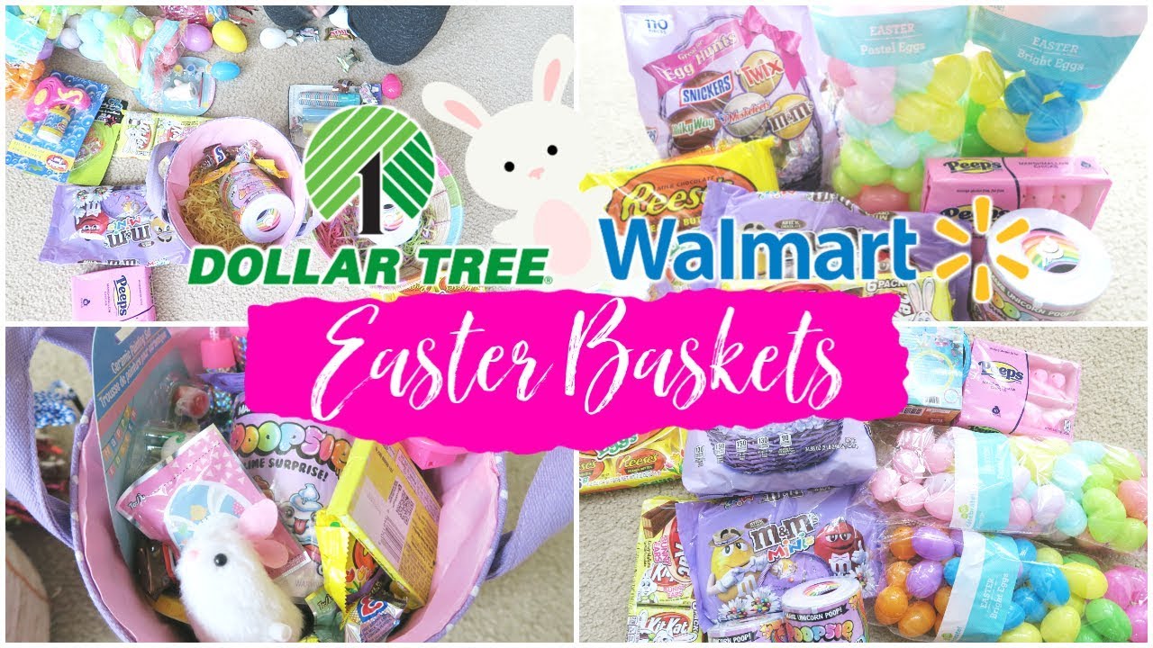 Dollar tree + Walmart Easter Baskets🐰💝 Easter 2019