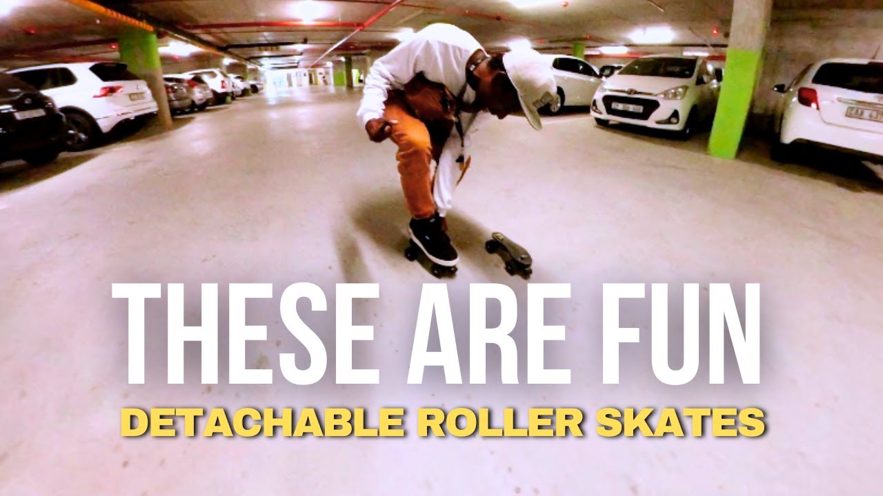 Testing SLADES Detachable ROLLER SKATES | Best Travel Skates?