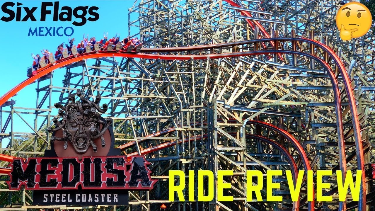 Обзор аттракциона Medusa Steel Coaster Ride — Six Flags México — Лучший RMC?
