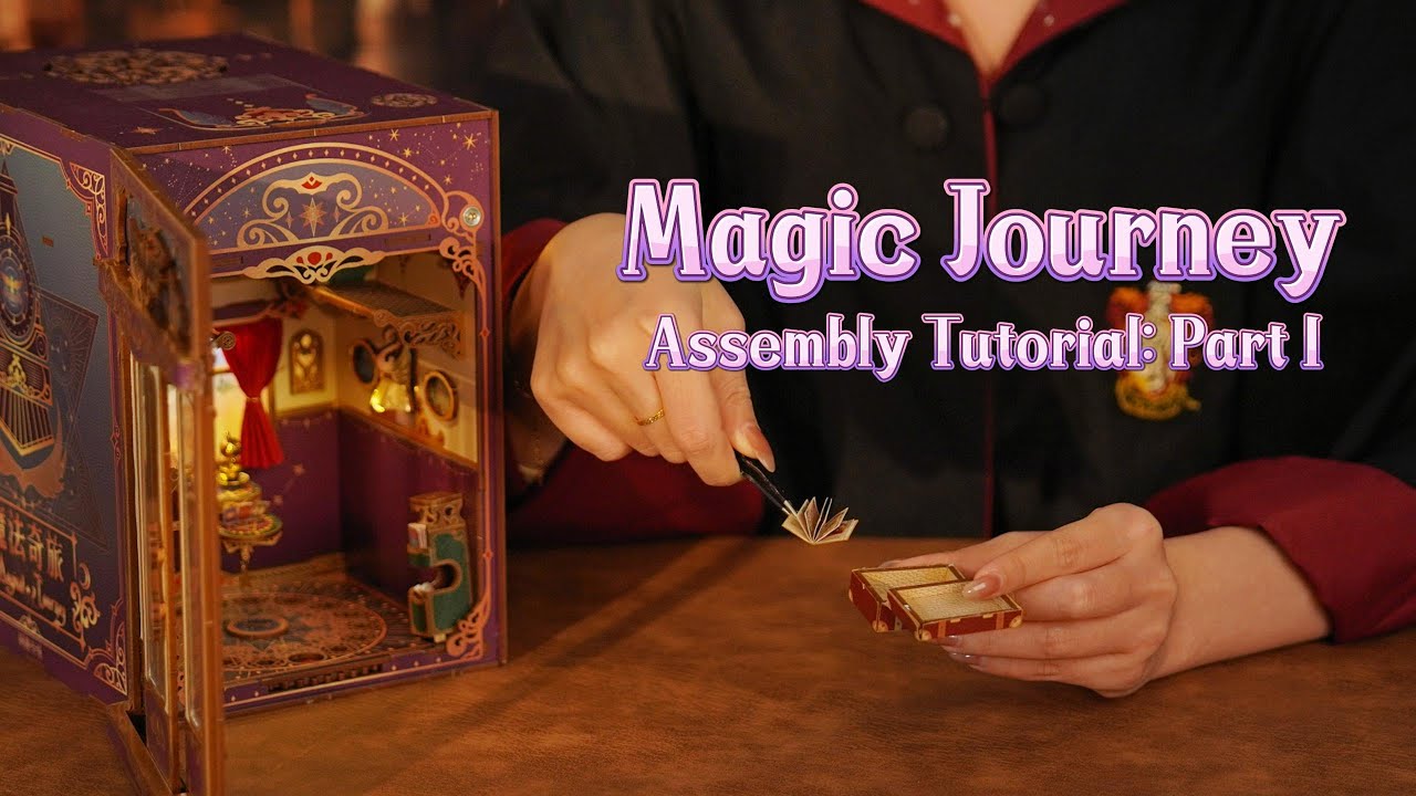 [Installation Tutorial] TONECHEER Book Nook DIY Infinity Train Cabin Kit (Magical Journey) Part 1