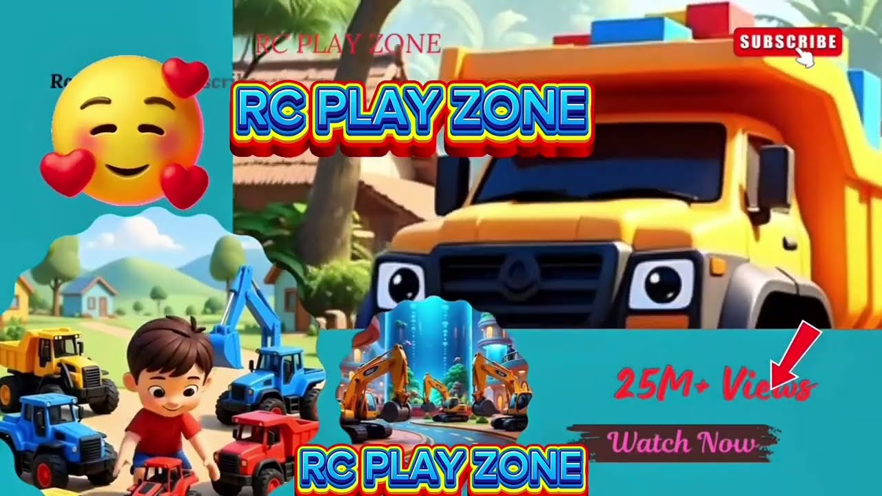 ❤️❤️RC Construction Adventure – All Your Favorite Machines in One Video!🌹🚗🥰