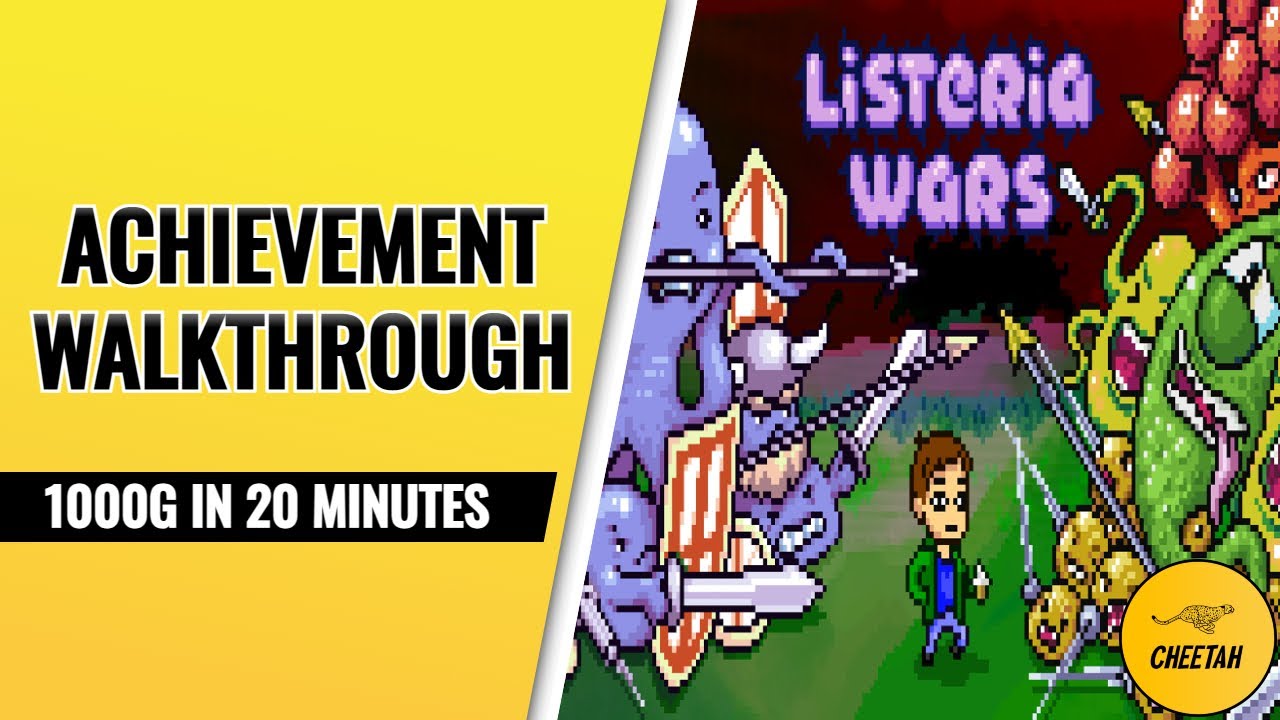 Listeria Wars - Achievement Walkthrough (1000G IN 20 MINUTES)