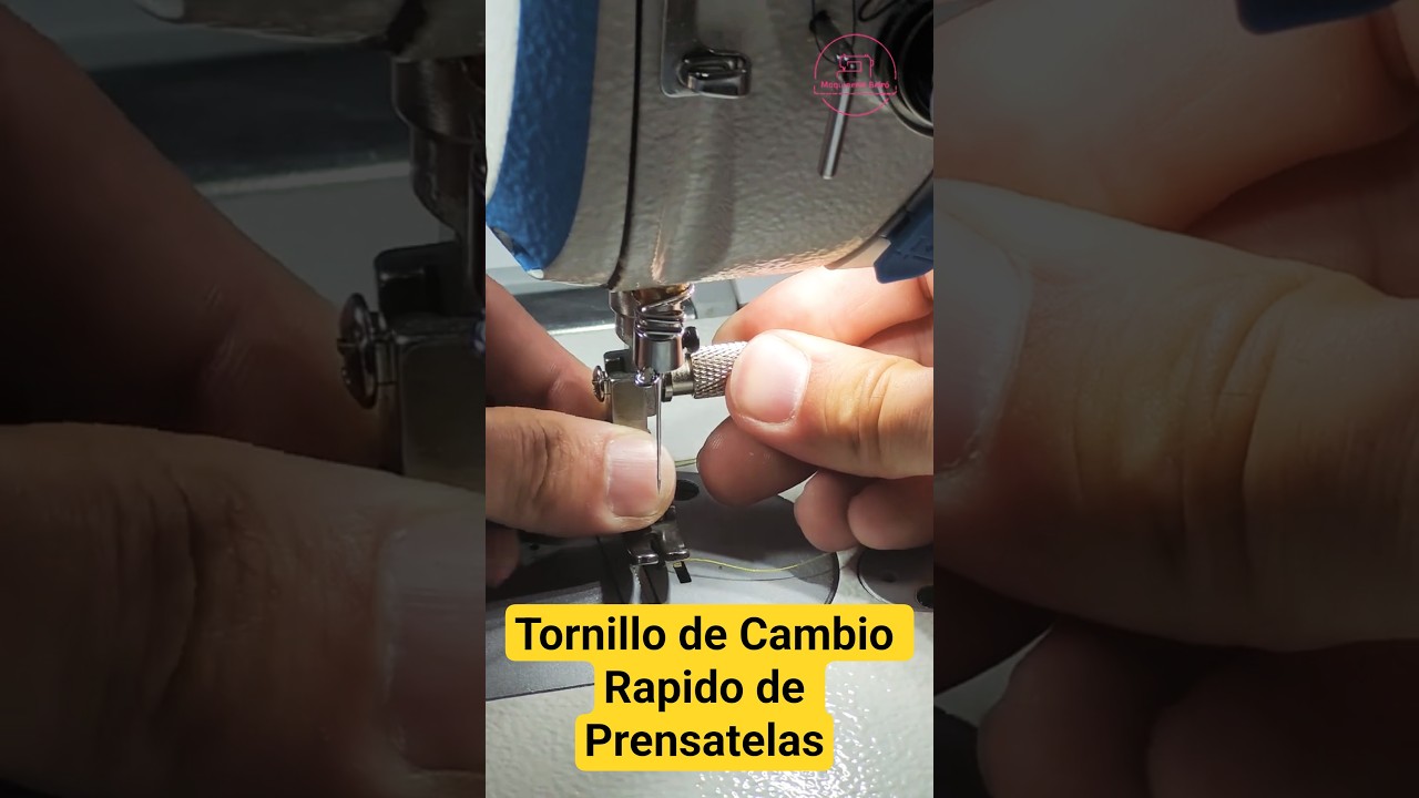 Tornillo de Cambio R&aacute;pido de Prensatelas para M&aacute;quinas de Coser Recta Industrial (Accesorio)