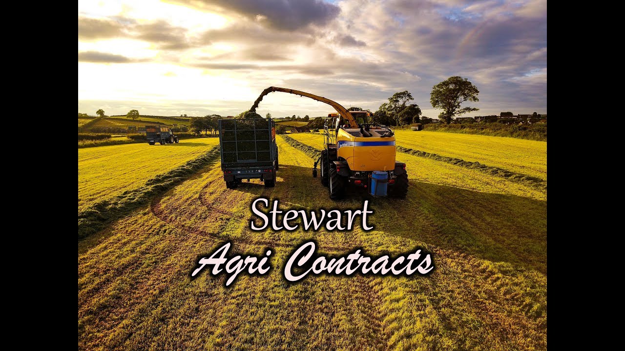 Stewart Agri Contracts Lifting Grass