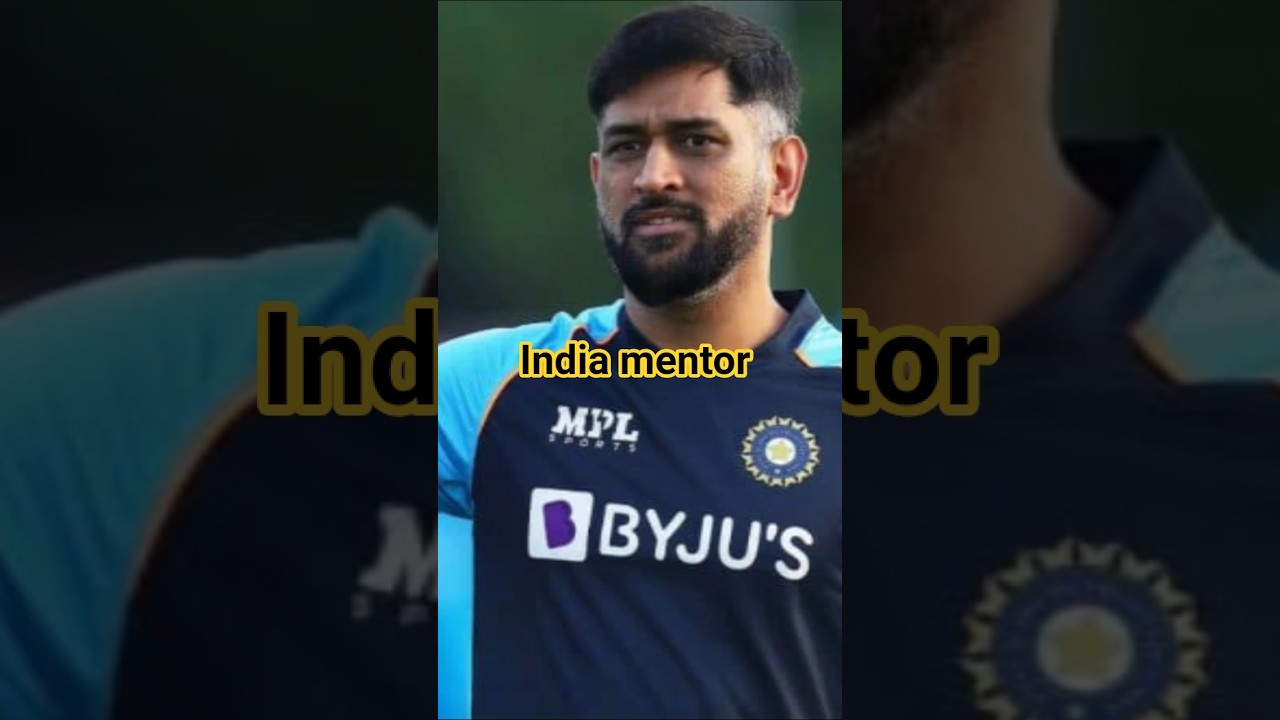 dhoni as a mentor for India T20 World Cup? #shivammishra #shorts