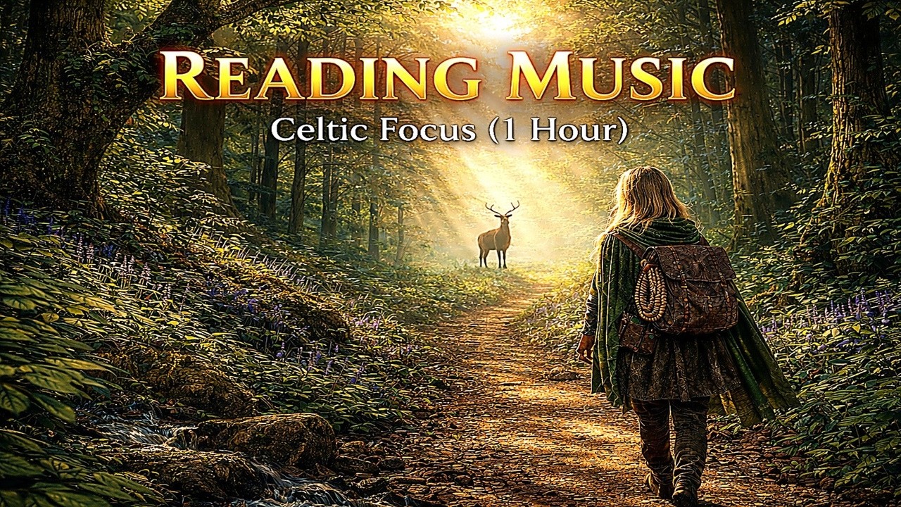 Escape the Noise III | Celtic Focus – Silent Forest Reading Ambience (1 Hour)