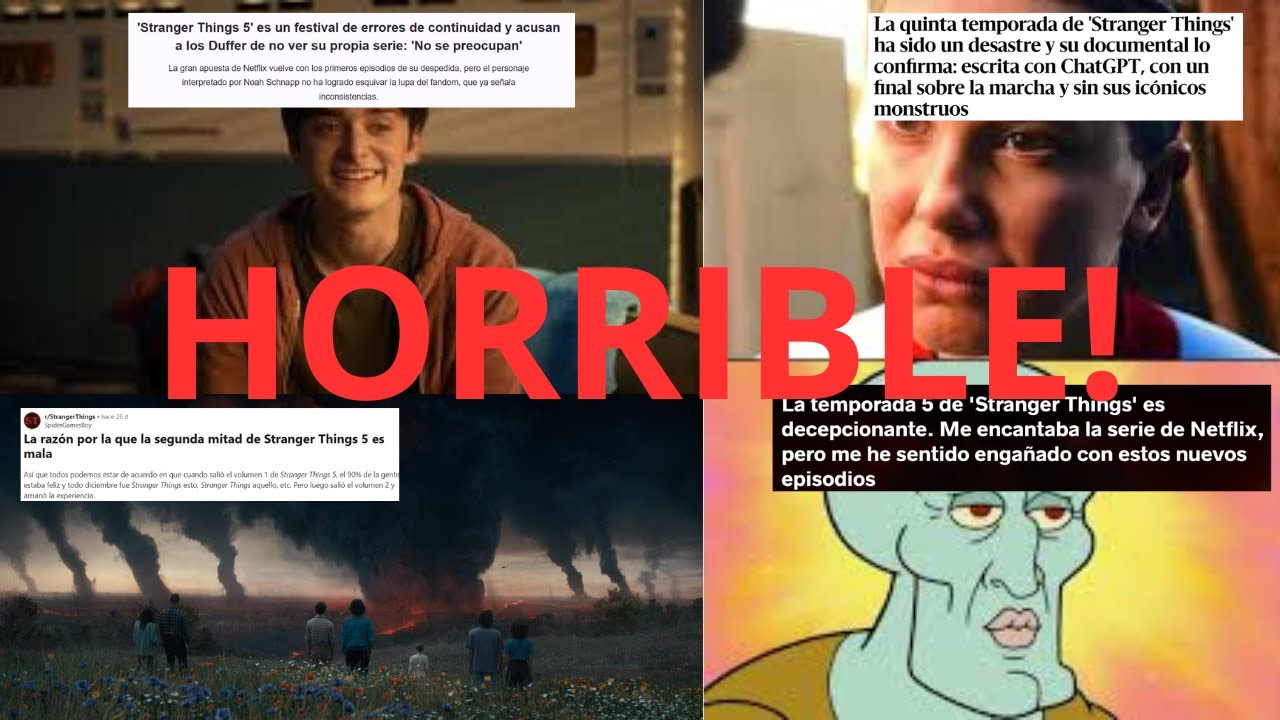 Stranger Things 5 es PENOSO