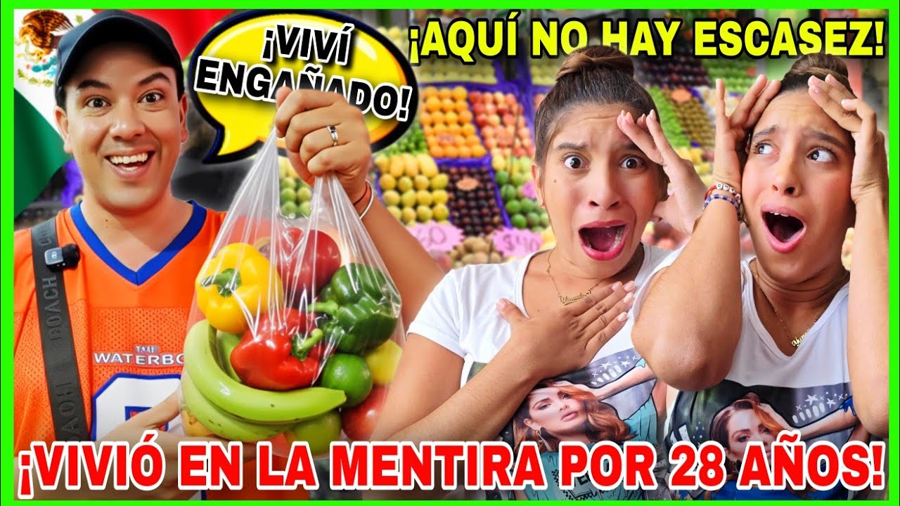 CUBANO🇨🇺 se SIENTE ENGAÑADO😨 en la CENTRAL de ABASTOS de MEXICO🇲🇽¡NUNCA VIÓ TANTA COMIDA en 28 AÑOS!