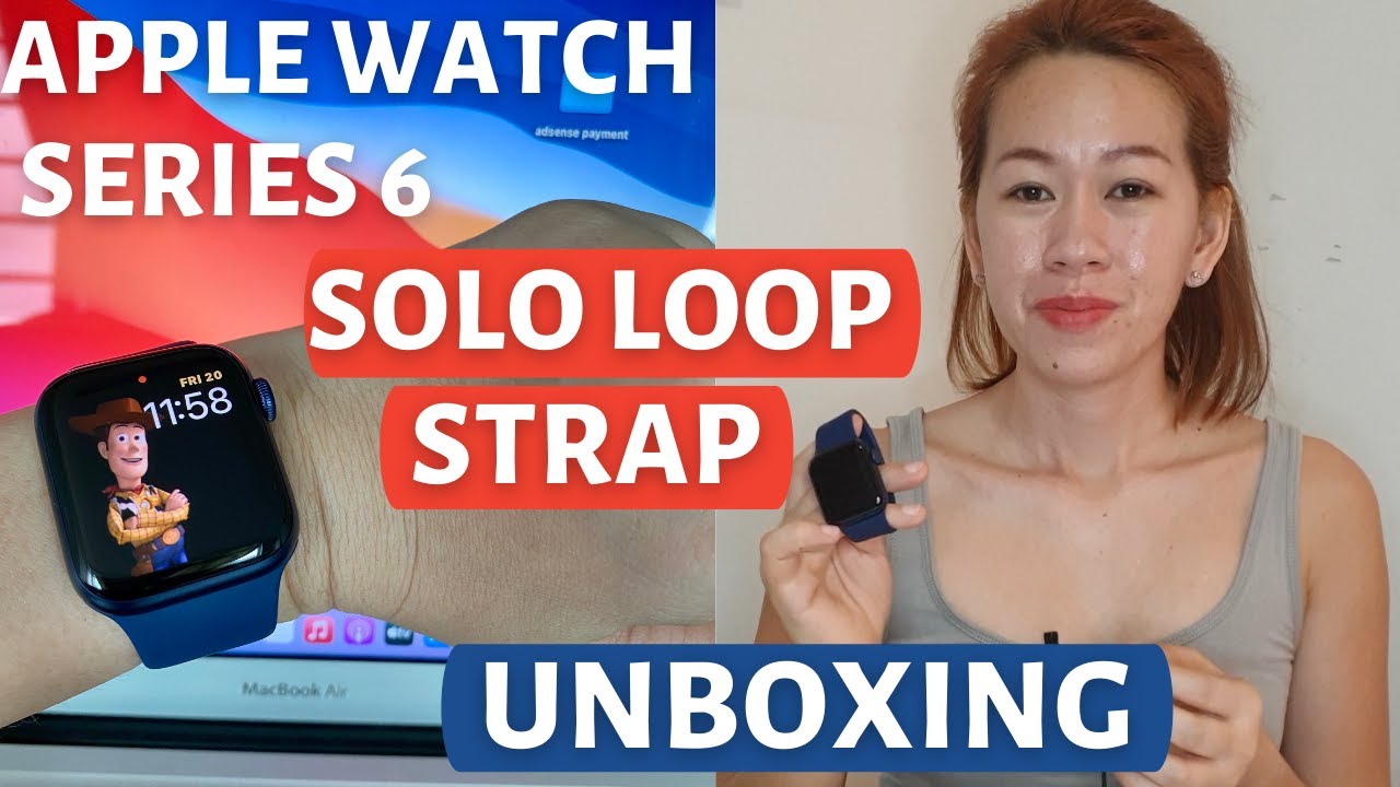 Unboxing Apple Watch Series 6 Solo Loop Strap