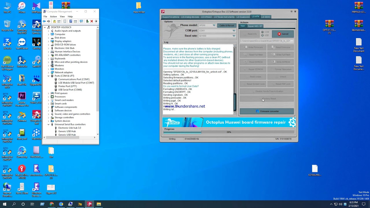 LG SP200 and SP320 Unlock SIM Card Network CDMA / Unlock LG-Sp200 Done.