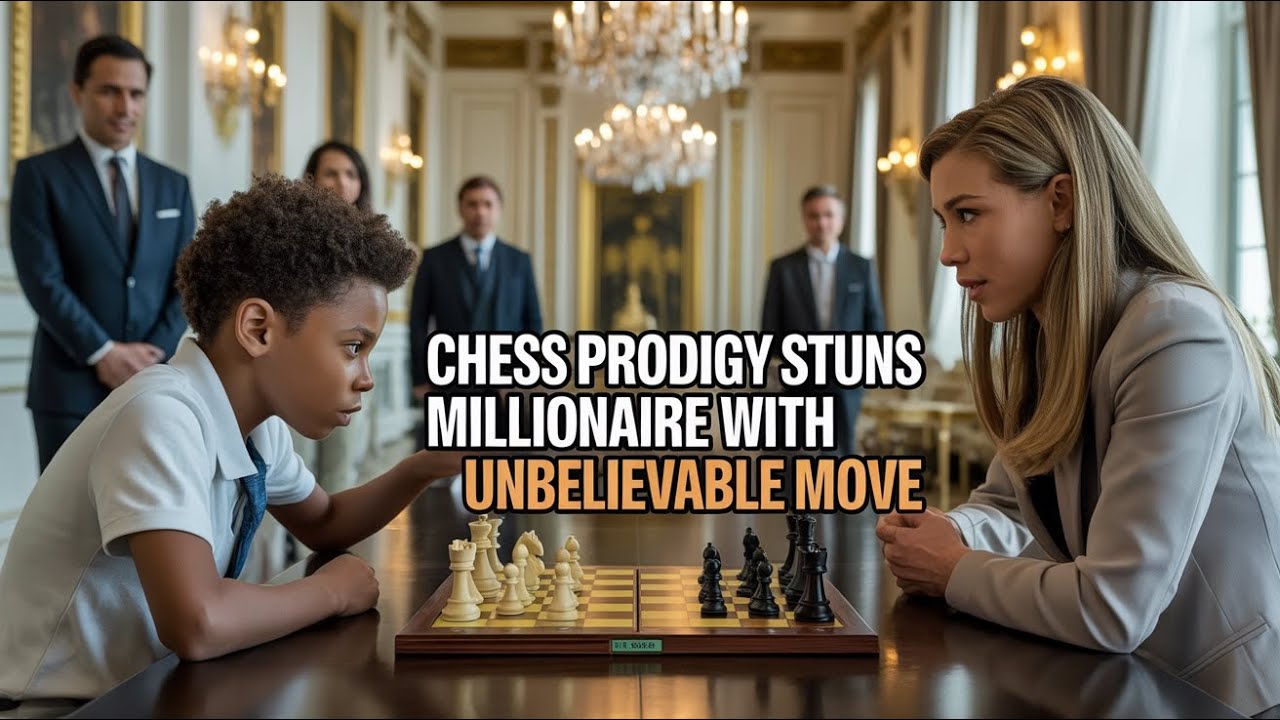 Millionaire's Shocking Invitation to Maid’s Son Reveals His Incredible Genius in a Game of Chess!