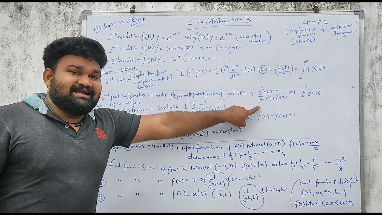 M3 Mathematics-3 c-20 most imp questions to pass easily@mechanicaltechtelugu8558