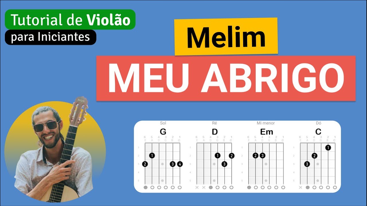 MEU ABRIGO (Melim) | Como tocar no Violão com cifra simplificada