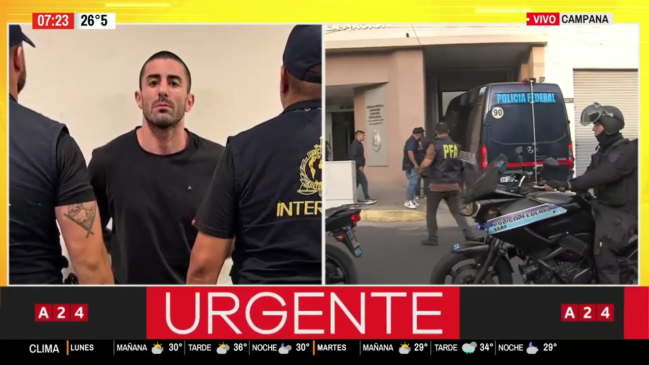 🚨 Indagan al sicario uruguayo extraditado de Brasil por dos ejecuciones en el país