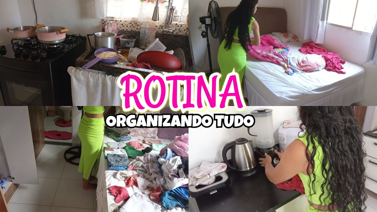 ROTINA DE MUITO TRABALHO| ORGANIZANDO A CASA| ROTINA DA DONA DE CASA - DEIXANDO TUDO EM ORDEM 🏡💖✨