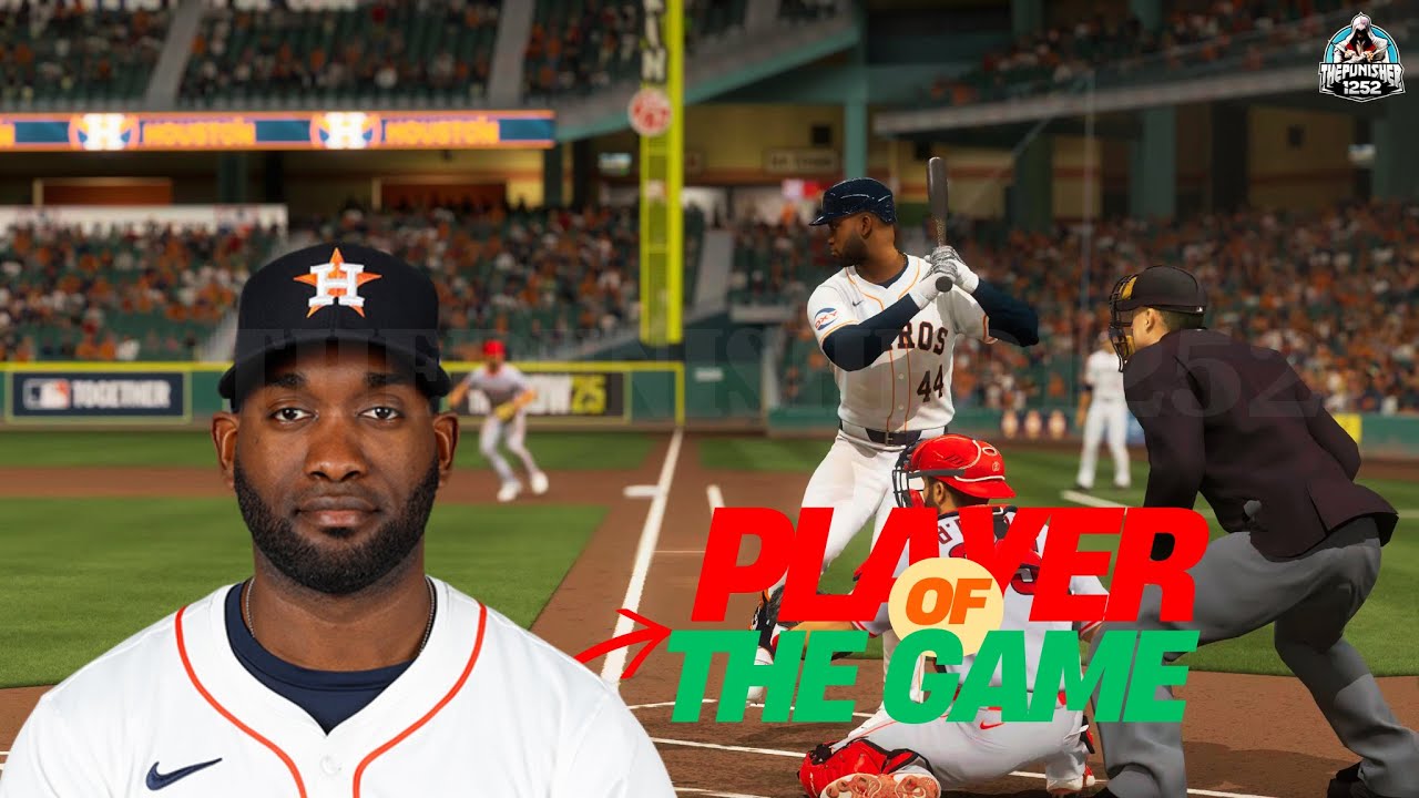 MLB The Show 25 Yordan Alvarez Los Angeles Angels vs Houston Astros