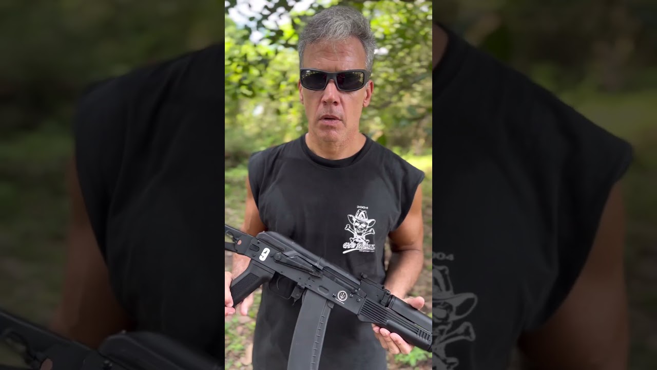 Novo modelo de AK da @rossiairgunsairsoft modelo 105s (corrigindo a fala. #fakegun #duduas  #airsoft