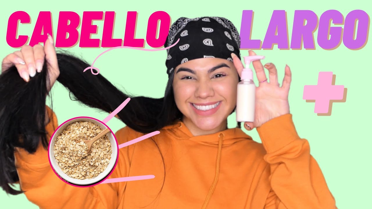 Cabello MUCHO MÁS LARGO con AGUA DE AVENA😍
