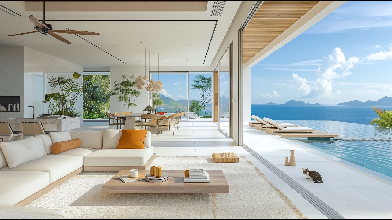 Morning Lounge Jazz for Focus | Golden Hour Beachfront Retreat