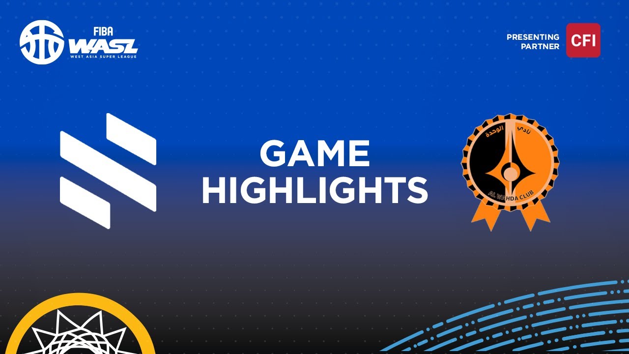 FIBA WASL 25/26 West Asia League Group Phase | SAGESSE SC VS AL WAHDA SC | GAME HIGHLIGHTS