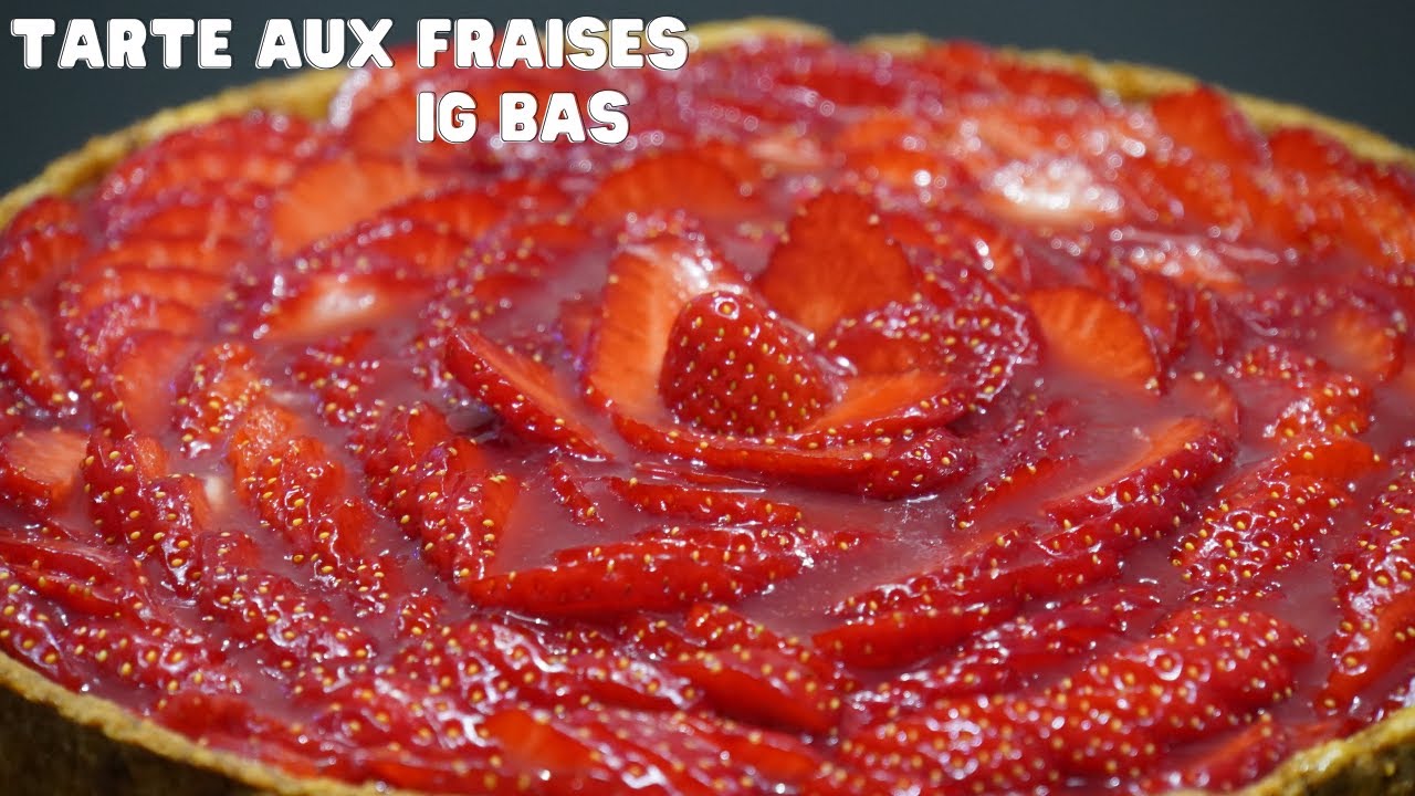Tarte aux fraises IG bas