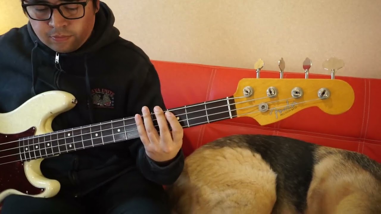 Supergrass - Moving - bass cover - Fender Precision AVRI 62 